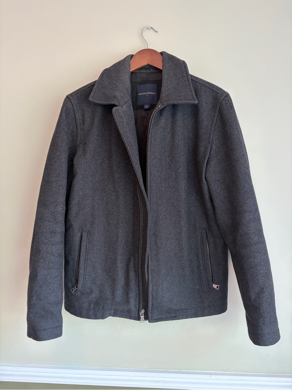 Banana Republic Grey Pea Coat